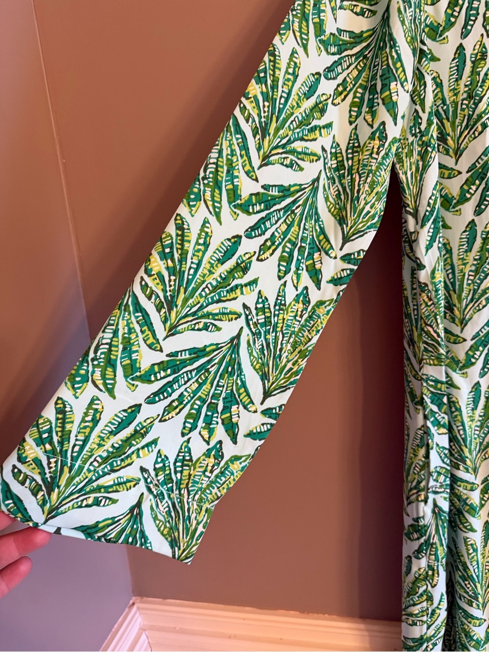 Lilly Pulitzer Simona Printed Straight Caftan Maxi Dress - Plumeria Pale - Picture 4 of 8